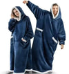 Oversized Flannel Blanket Hoodie