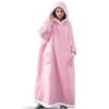 Oversized Flannel Blanket Hoodie