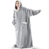 Oversized Flannel Blanket Hoodie