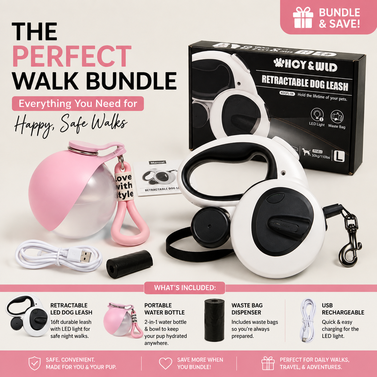 THE COMPLETE DOG WALKING KIT