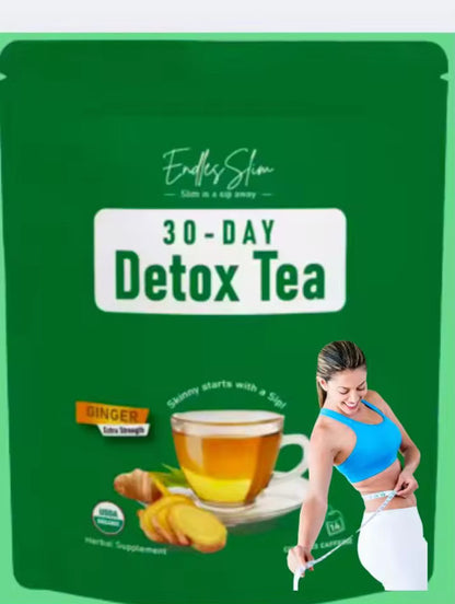 Skinny 30 Day Detox Tea Kit-1 Daytime (14 Bags)  Non GMO, Vegan, All Natural Teas, Made with Green Tea and Herbal Teas for Natural Detox and Cleanse, Reduce Bloating, Eases Constipation